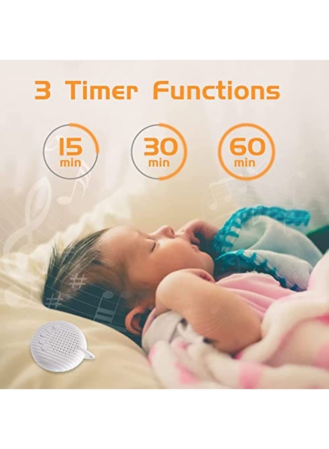 White Noise Machine, 10 Soothing Nature Sounds, Portable Sleep Sound Machine, USB Rechargeable, All Ages - Image 3