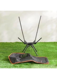 DANUBE HOME Camping Rotary Chair Light Weight Patio Chair All Weather Durable Material Picnic Chair Portable Stool For Outdoor Garden Camping Picnic 69.5X57X95 Cm Dark Navy  - Image 4