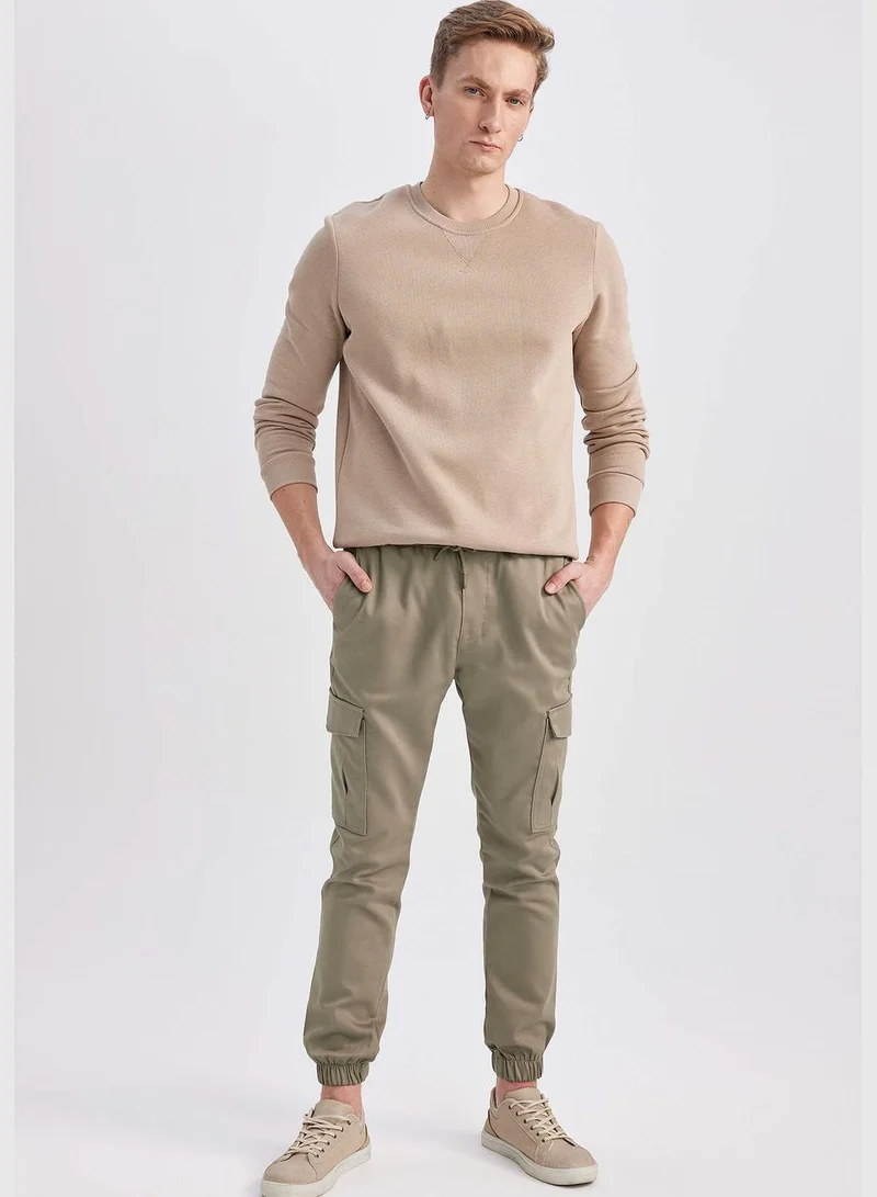 DeFacto Jogger Fit Tie Waist Ankle Chinos