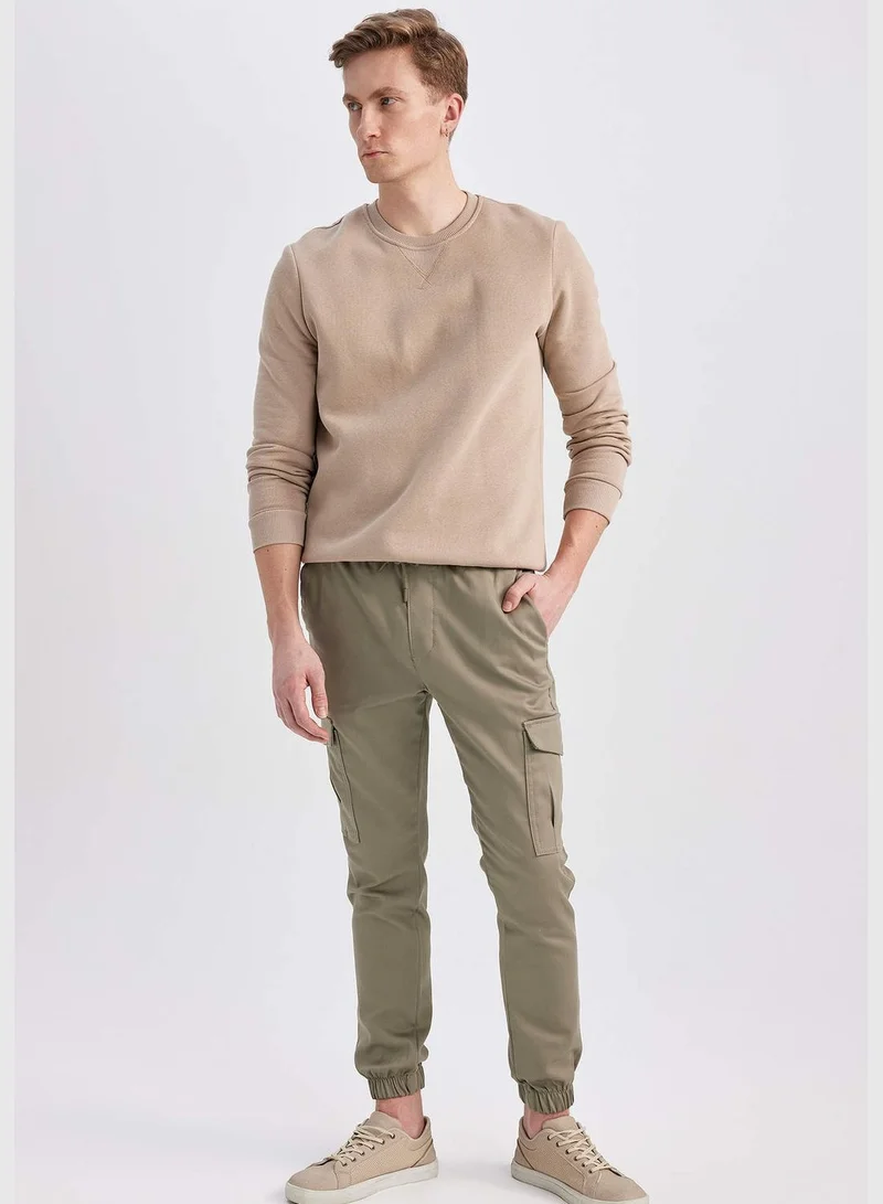 DeFacto Jogger Fit Tie Waist Ankle Chinos