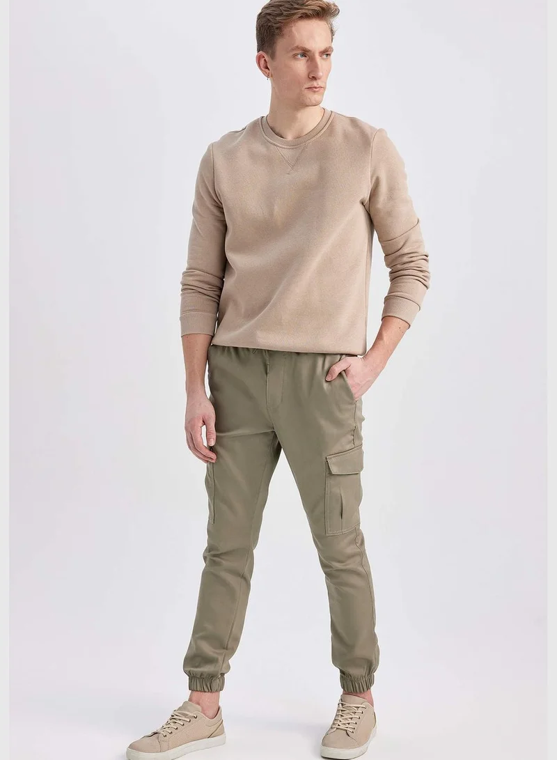 DeFacto Jogger Fit Tie Waist Ankle Chinos