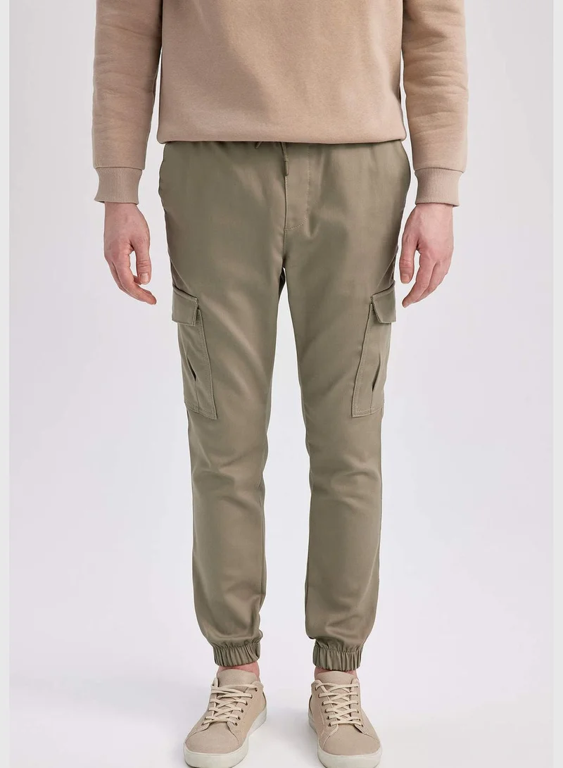 DeFacto Jogger Fit Tie Waist Ankle Chinos