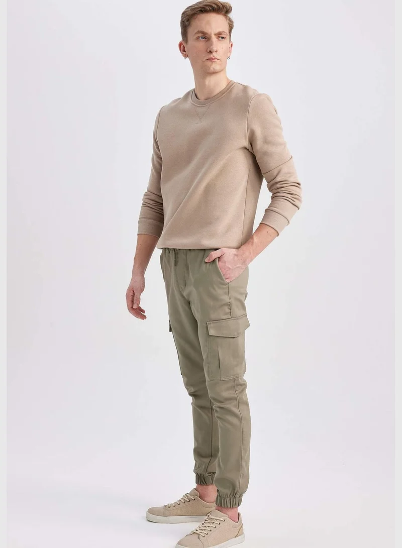 DeFacto Jogger Fit Tie Waist Ankle Chinos