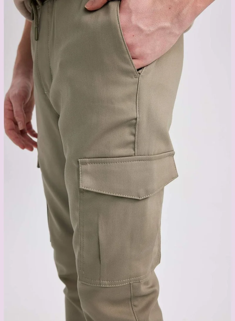 DeFacto Jogger Fit Tie Waist Ankle Chinos