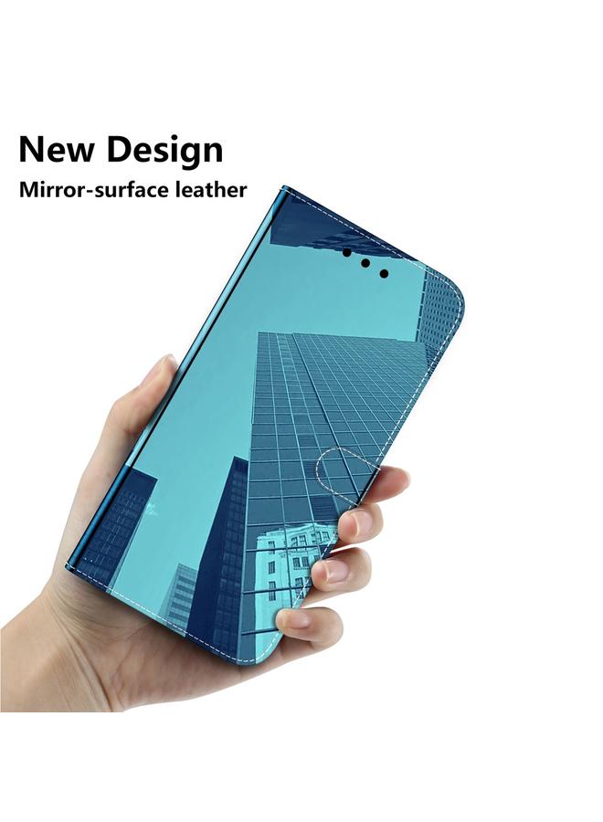 اس-توب جراب لهاتف Realme C55 مصنوع من الجلد الصناعي بسطح مرآة - Image 5