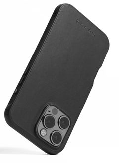 Mujjo Mujjo Shield Case for iPhone 16 Pro Max -Enhanced Impact Protection, Superior Durability, Premium European Leather, MagSafe-Compatible, Sustainable Design, Elegant -Black Color  - Image 5