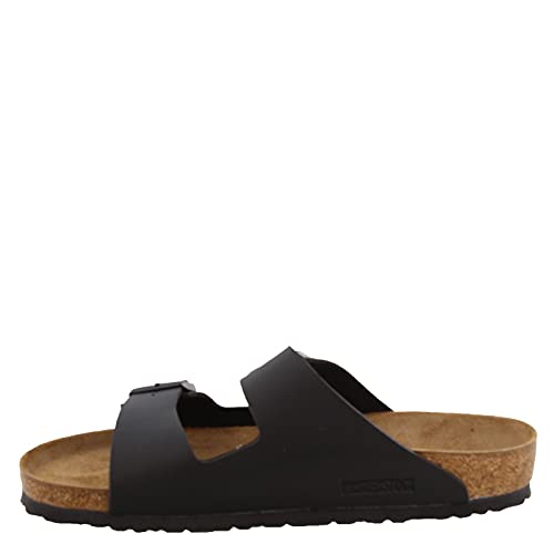 BIRKENSTOCK صندل بيركنستوك يونيكس أريزونا، أسود بيركو-فلور، 38 م EU - Image 4
