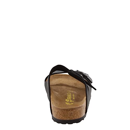BIRKENSTOCK صندل بيركنستوك يونيكس أريزونا، أسود بيركو-فلور، 38 م EU - Image 5