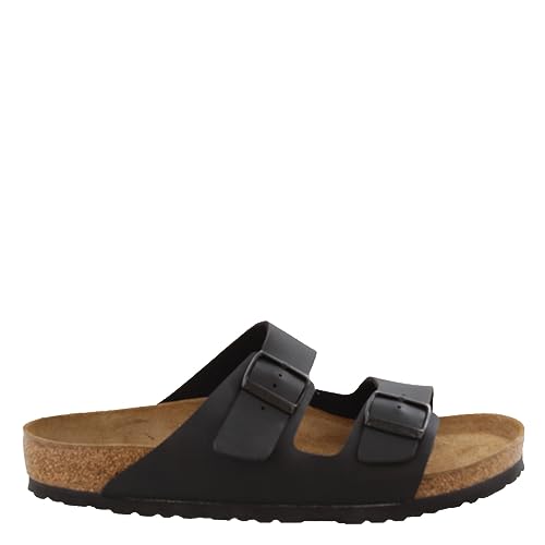 BIRKENSTOCK صندل بيركنستوك يونيكس أريزونا، أسود بيركو-فلور، 38 م EU - Image 2