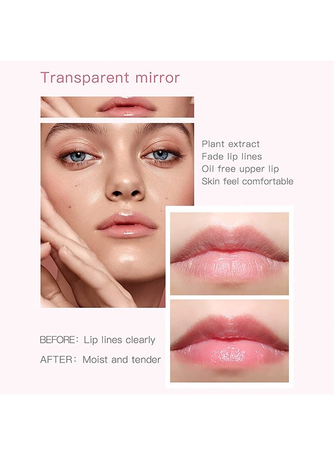 Fruity Flavors Rolling Ball Lip Oil, Long Lasting Moisturizing Lip Balm, Roll-On Lip Gloss, Fruity Flavor Glossy Lip Make-up for All Ages, Transparent Lip Gloss, Avocado