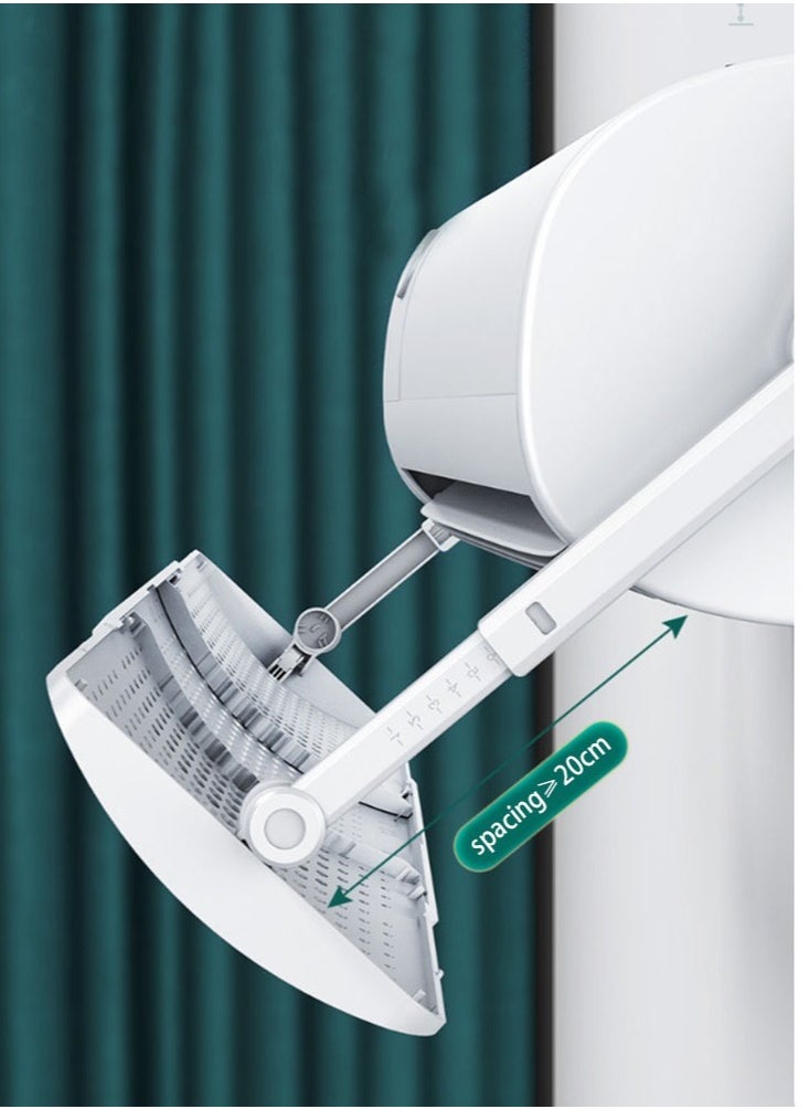 Arabest - Free Installation of Air-conditioning Windshield Universal Wall-mounted Windshield to Block Cold Air and Prevent Direct Blowing - Image 1