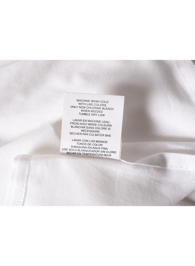 KAF Home Set of 12 White Flat Flour Sack Embroidery/Craft Kitchen Towels, 100-Percent Cotton, Lightweight, Thin, Absorbent, Extra Soft (20 x 30-Inches) (White) - Image 3