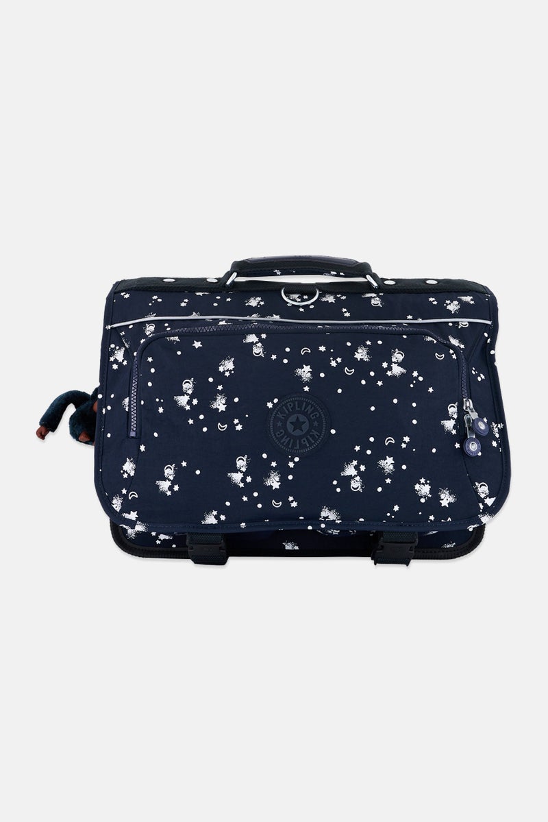 kipling Women Brand Logo Backpack 34 H x 41 L x 14 W cm, Blue  - Image 1