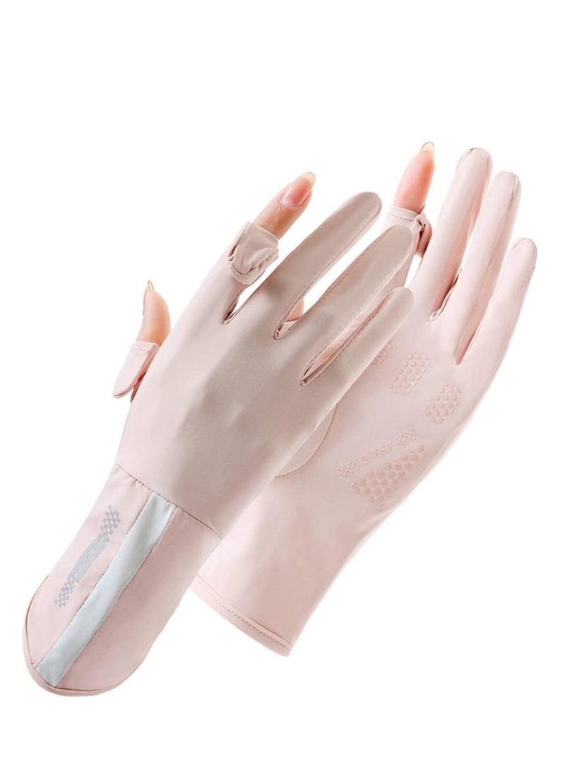 Generic UV Protection Gloves Driving Gloves Women, Full Finger UV Gloves Sun Gloves Sun Protection Gloves, Thin Gloves UV Light Gloves for Women  - Image 1