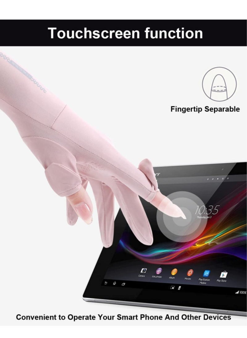 Generic UV Protection Gloves Driving Gloves Women, Full Finger UV Gloves Sun Gloves Sun Protection Gloves, Thin Gloves UV Light Gloves for Women  - Image 2