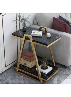 Generic Simple Modern Home Design Sofa Living Room Bedroom Bedside Furniture Cheap Small End Side Coffee Table Black  - Image 2