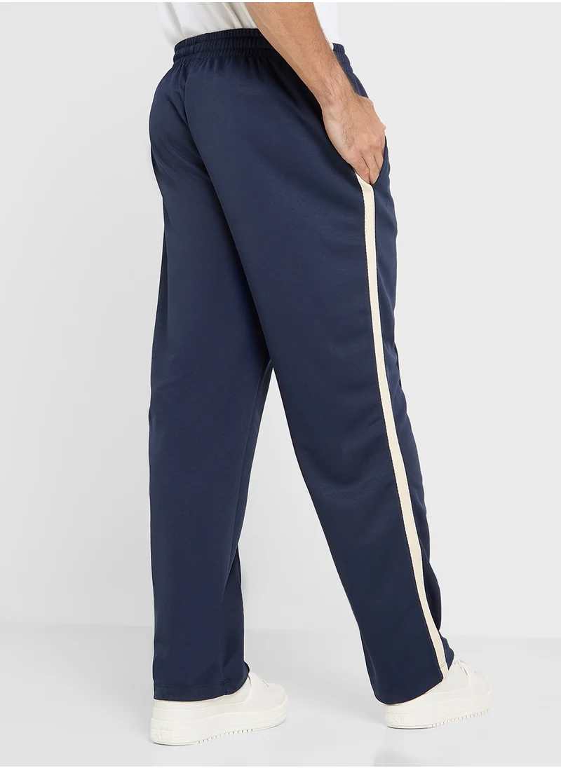 توب مان Wide leg jogger with stripe stripe