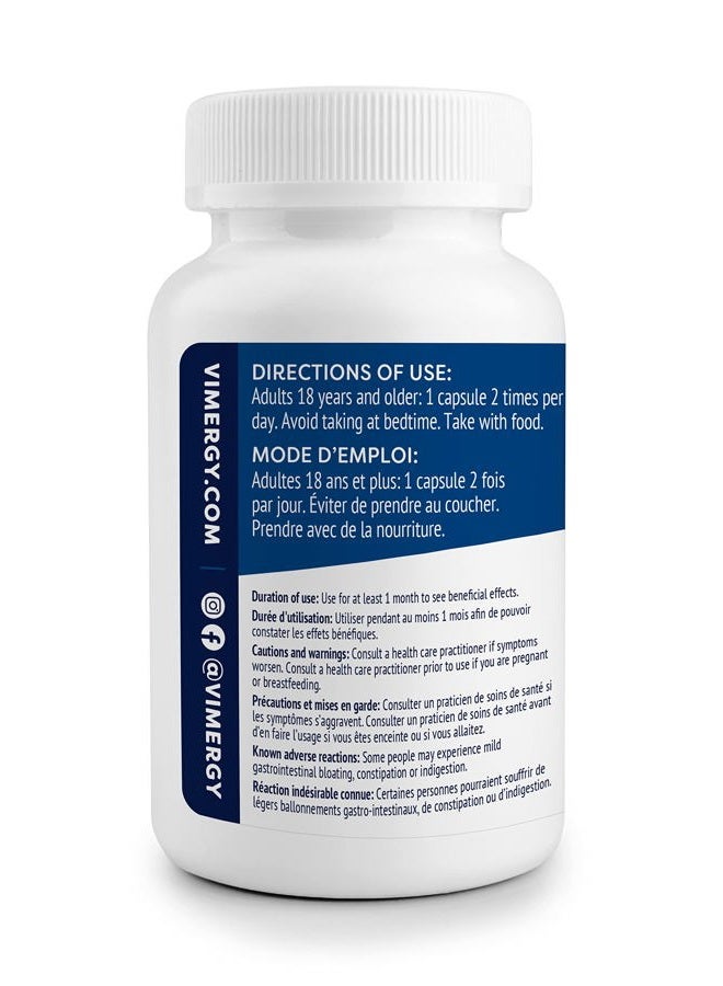 Vimergy MSM with Silica + Calcium Capsules, 120 Servings – Supports Bone Health – Promotes Hair & Nail Health – Non-GMO, Gluten-Free, Kosher, Soy-Free, Corn-Free, Vegan & Paleo Friendly - Image 2