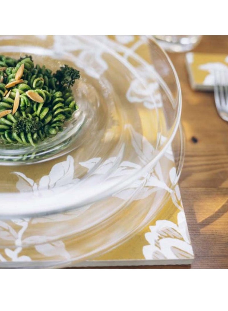 Vidivi Murano High Definition Glass Pasta Bowl Crystal Clear 30cm - Image 4