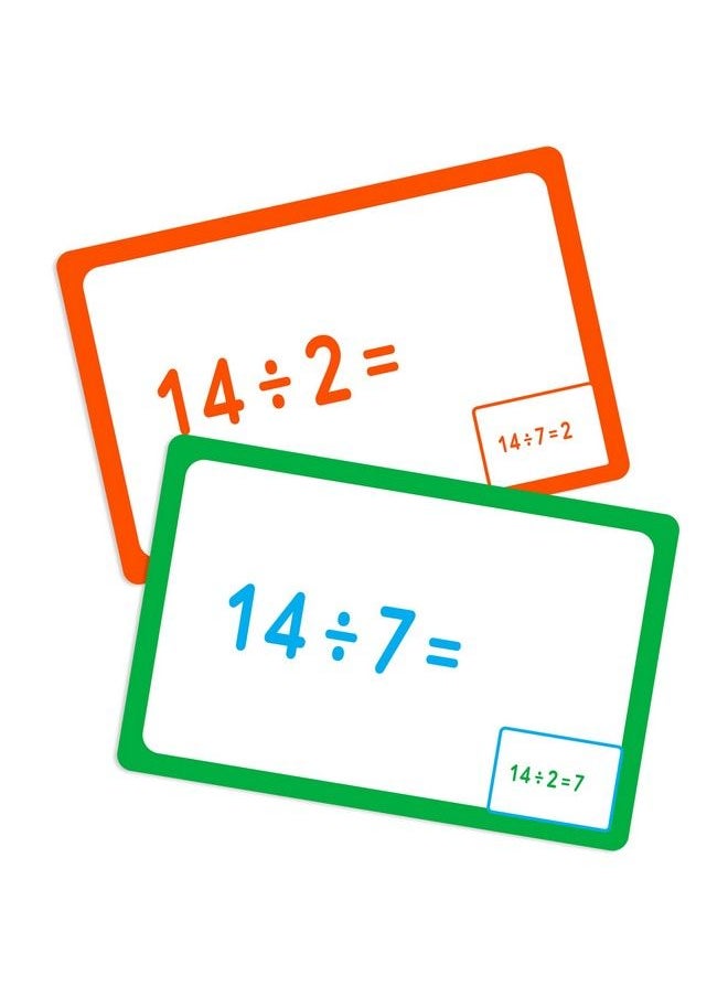 Bazic Products Bazic Division Flash Cards Numbers Elementary Math Flashcards Game At School Problem Solving For Ages 8+ 3Rd Grade 4Th Grade (36/Pack) 1Pack  - Image 5