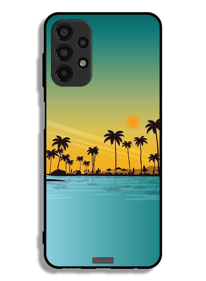 Tolwak Samsung Galaxy A13 4G Protective Case Cover Scenery Abstract Art - Image 1
