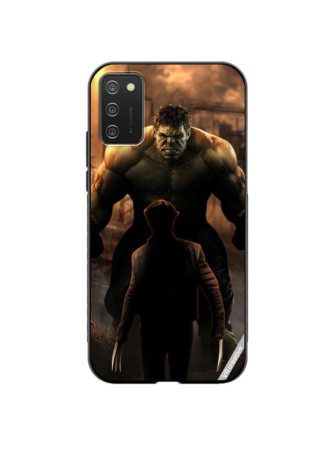 VR CREATIVE Protective Case Cover For Samsung Galaxy A03s Hulk Vs Xman Design Multicolour - Image 1