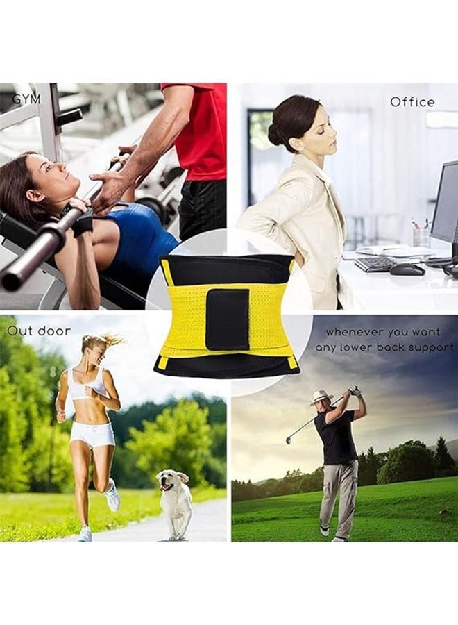 Bukela Sport Girdle Belt, Waist Trainer Belt for Women, Slimming Sauna Waist Trimmer Belly Band Sweat Sports Girdle Belt, Exercise Belt with Adjustable Straps, Slimming Body Shaper Belt (L) - Image 3