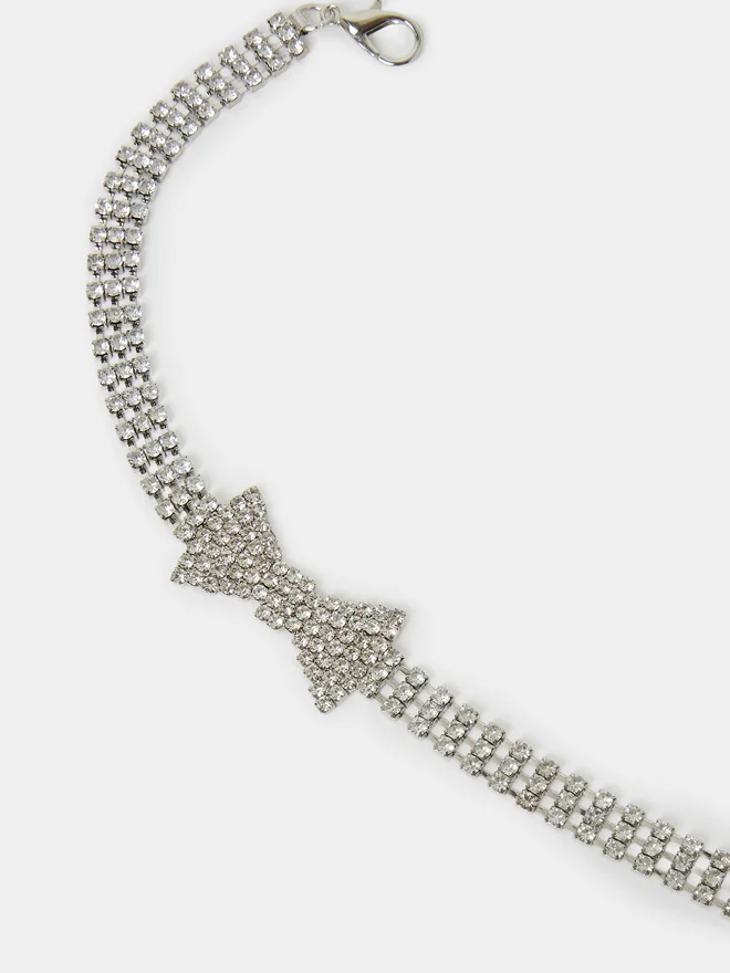 Styli  Bow Detail Embellished Chain Belt for Women | Best Price UAE