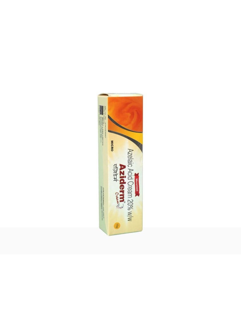 Aziderm Micronised Azelaic Acid cream 20% w/w  Acne & Blemish Care, 15 g - Image 3
