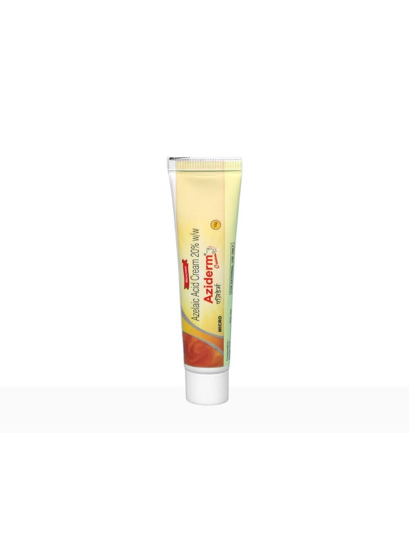 Aziderm Micronised Azelaic Acid cream 20% w/w  Acne & Blemish Care, 15 g - Image 2