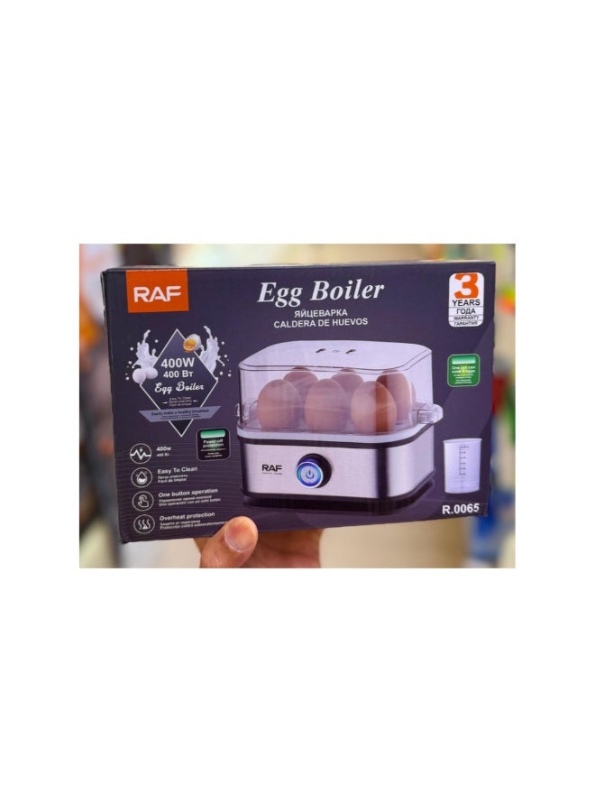 RAF Electric Egg Boiler 400W – One-Touch Cooking | Boils Up to 7 Eggs | Overheat Protection | Fast & Efficient - Image 2