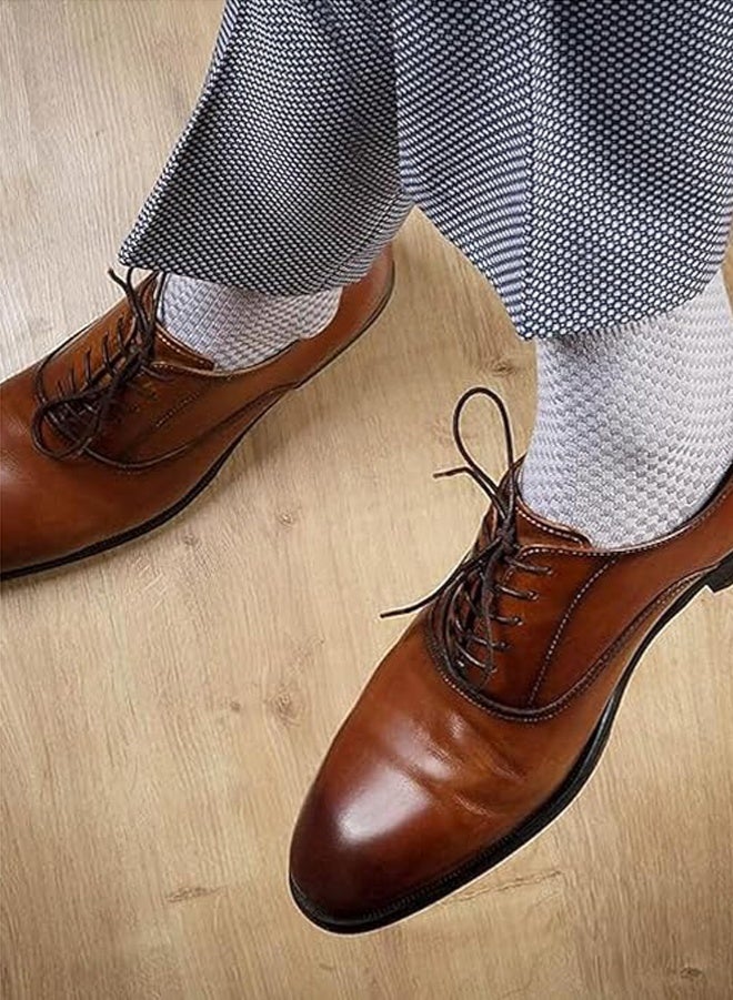 ماغيدا جوارب من الخيزران (5 عبوات)، جوارب مريحة وناعمة ومسامية للرجال والنساء، ماصة للعرق ومزيلة للعرق من الخيزران، أحذية وجوارب جلدية كاجوال مريحة للرجال في الفصول الأربعة - Image 3