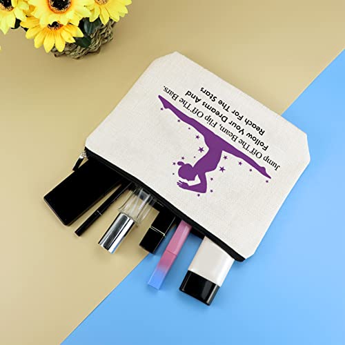 Mikela Gymnastics Lover Makeup Bag - Inspirational Gift for Women, Girls, Gymnasts, and Coaches - Cosmetic Pouch for Graduation, Birthday - Image 4