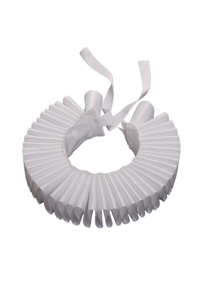 GRACEART Renaissance Elizabethan Ruffle Neck Collar white - Image 1