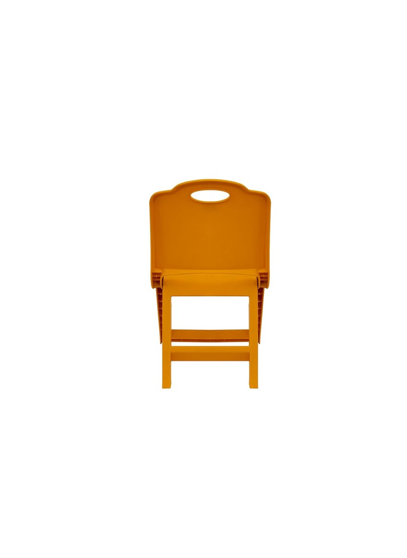 SURPRISE Surprise Kids Foldable Chair for Boys Girls SpaceSaving Portable Kids Study Chair Small Children Folding Chair for Playrooms Schools Daycares and Home Mango Yellow  - Image 3