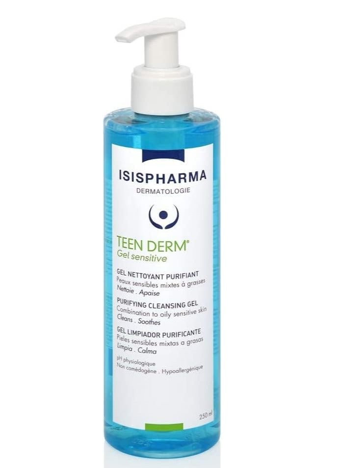 ISIS PHARMA Teen Derm Gel Sensitive Multicolour250ml - Image 1