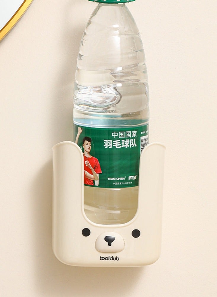 Multifunction Wall Mounted No-drill Powerful Vacuum Suction Cups Tissue Storage Box Cute Bear Shape For Bathroom Kitchen Toilet Towel Paper Holder - Image 3