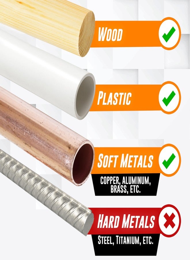 AMERICAN MUTT TOOLS منشار تقطيع من شركة Mutt Tools مقاس 6.5 بوصة لأعمال النجارة - منشار إطاري فاخر مزود بثلاث شفرات من الفولاذ الكربوني لقطع لولبية دقيقة - لمشاريع الخشب التفصيلية - Image 2