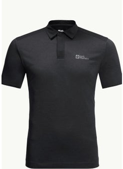 Jack Wolfskin 1808542_6000 Pack & Go Polo M Men's Polo T-Shirt  - Image 2