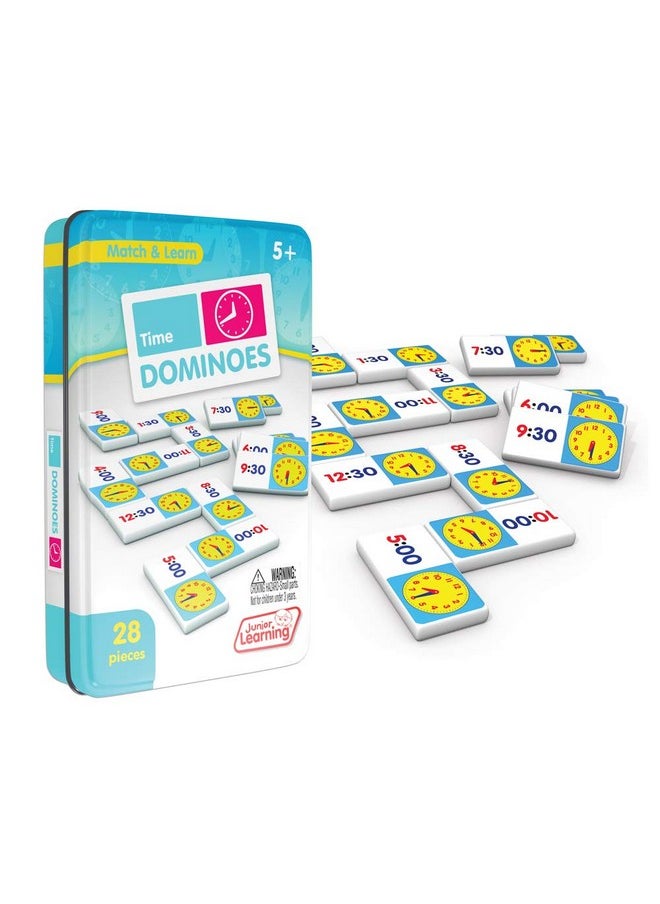 Junior Learning Jl486 Time Dominoes Small  - Image 2