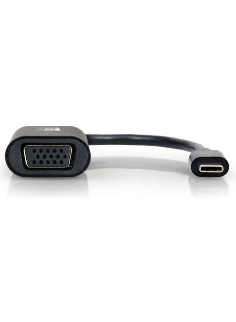Port Designs USB Type-C to VGA Adapter Converter - 1080p @ 60Hz Resolution - 900125 - Image 2