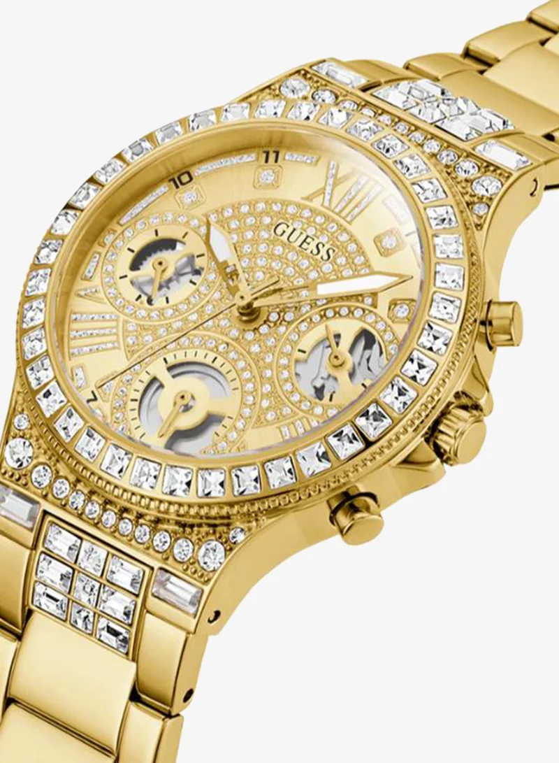 Guess Ladies Gold Tone Multi-function Watch