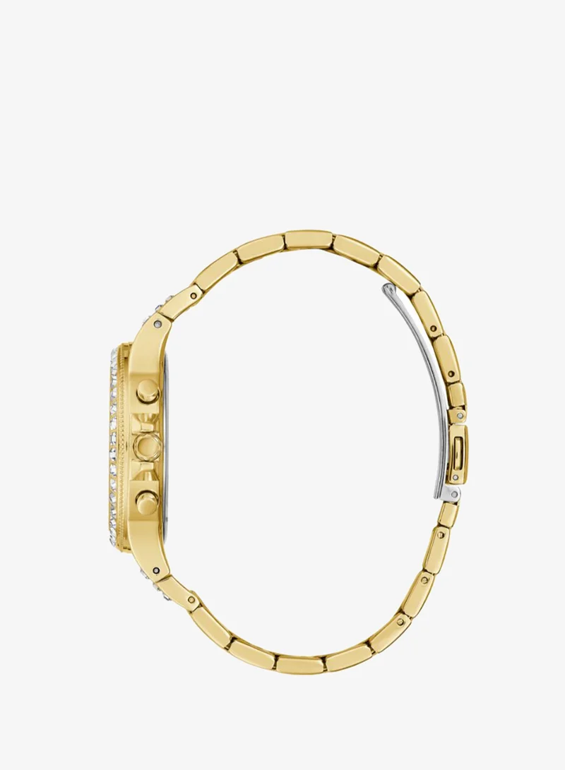 Guess  Ladies Gold Tone Multi-function Watch for Women | Best Price UAE