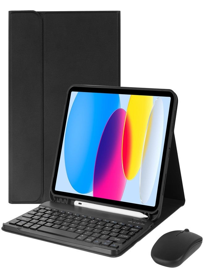 جراب لوحة مفاتيح Nsyee لجهاز iPad الجيل العاشر 10.9 بوصة 2022 وجهاز iPad الجيل الحادي عشر A16 11 بوصة 2025، جراب لوحة مفاتيح بلوتوث قابل للفصل مع لوحة مفاتيح وماوس لاسلكيين لجهاز iPad الجيل العاشر/الحادي عشر - Image 1