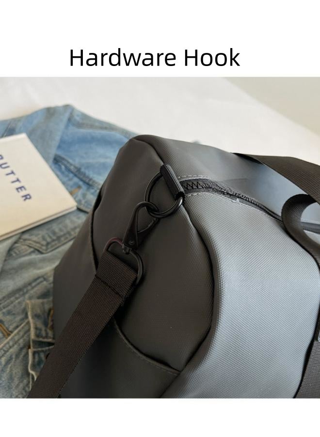 Unisex Large-capacity Gym Sack, Men/Women Independent Shoe Compartment Business Travel Bag Duffel Bag Trolley Bag, Swimming/Fitness/Yoga Wet and Dry Separated Crossbody Bag Airliner Bag for Girls/Boys  - Image 5
