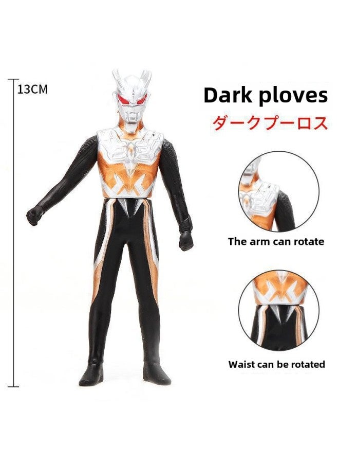 13CM Ultraman Soft Plastic Tiga Style Maltos Galaxy Zero Tiga Superman Children's Hot Toys Wholesale-Color:7, The Dark Pruss - Image 1