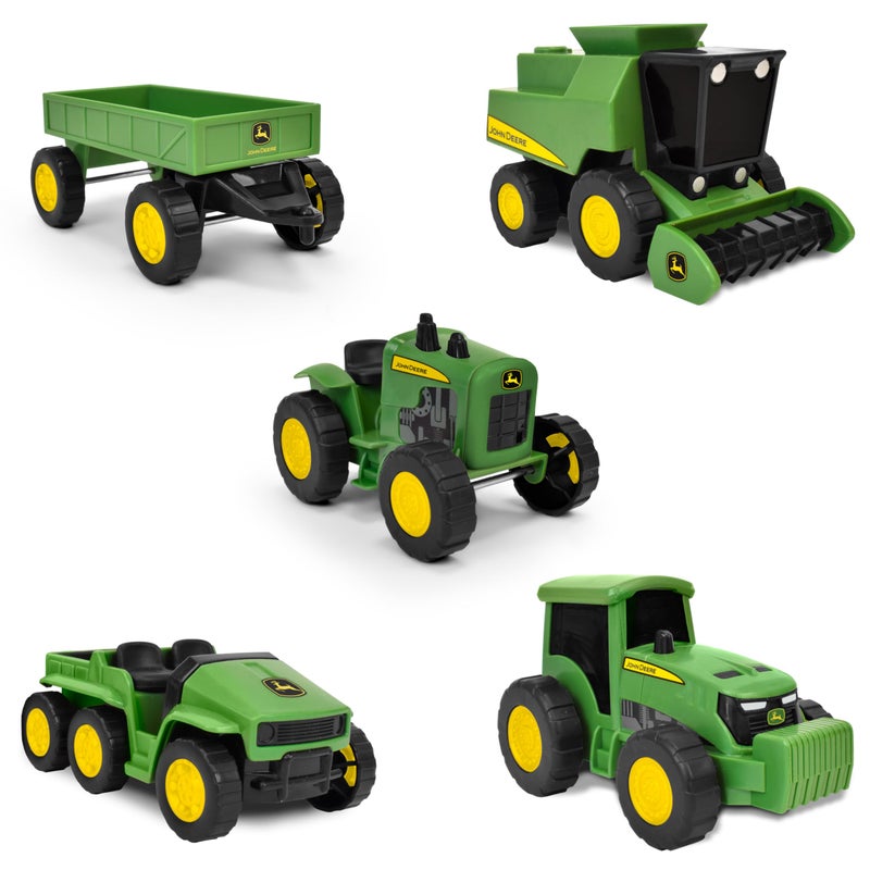 John Deere 5Pack Micro Farm Vehicles Moving Parts and Rolling Wheels 3 Years - Image 3