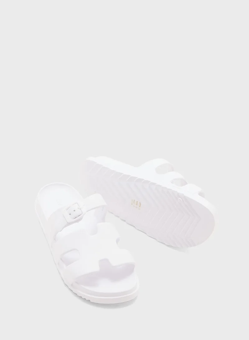 STEVE MADDEN Darliing Multi Strap Flat Sandals