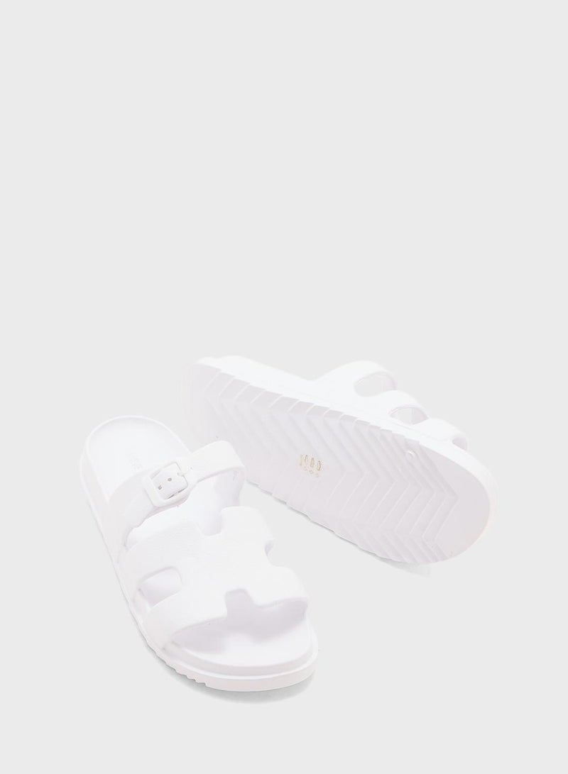 STEVE MADDEN Darliing Multi Strap Flat Sandals  - Image 3