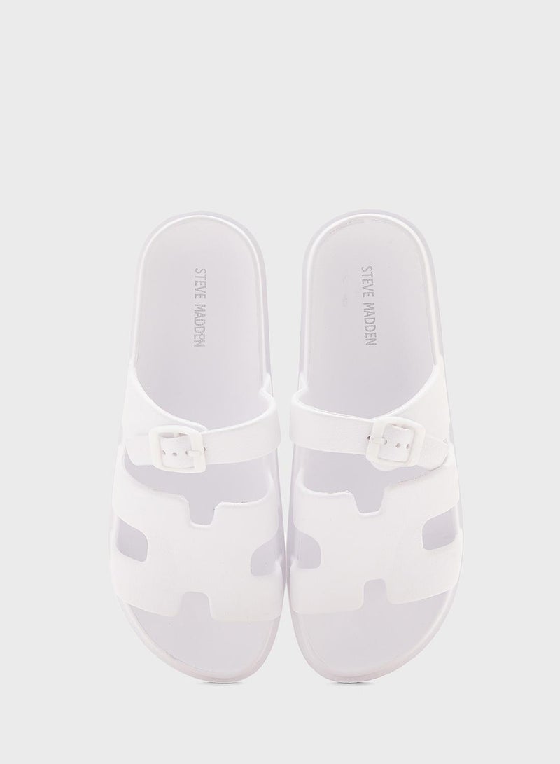 STEVE MADDEN Darliing Multi Strap Flat Sandals  - Image 4